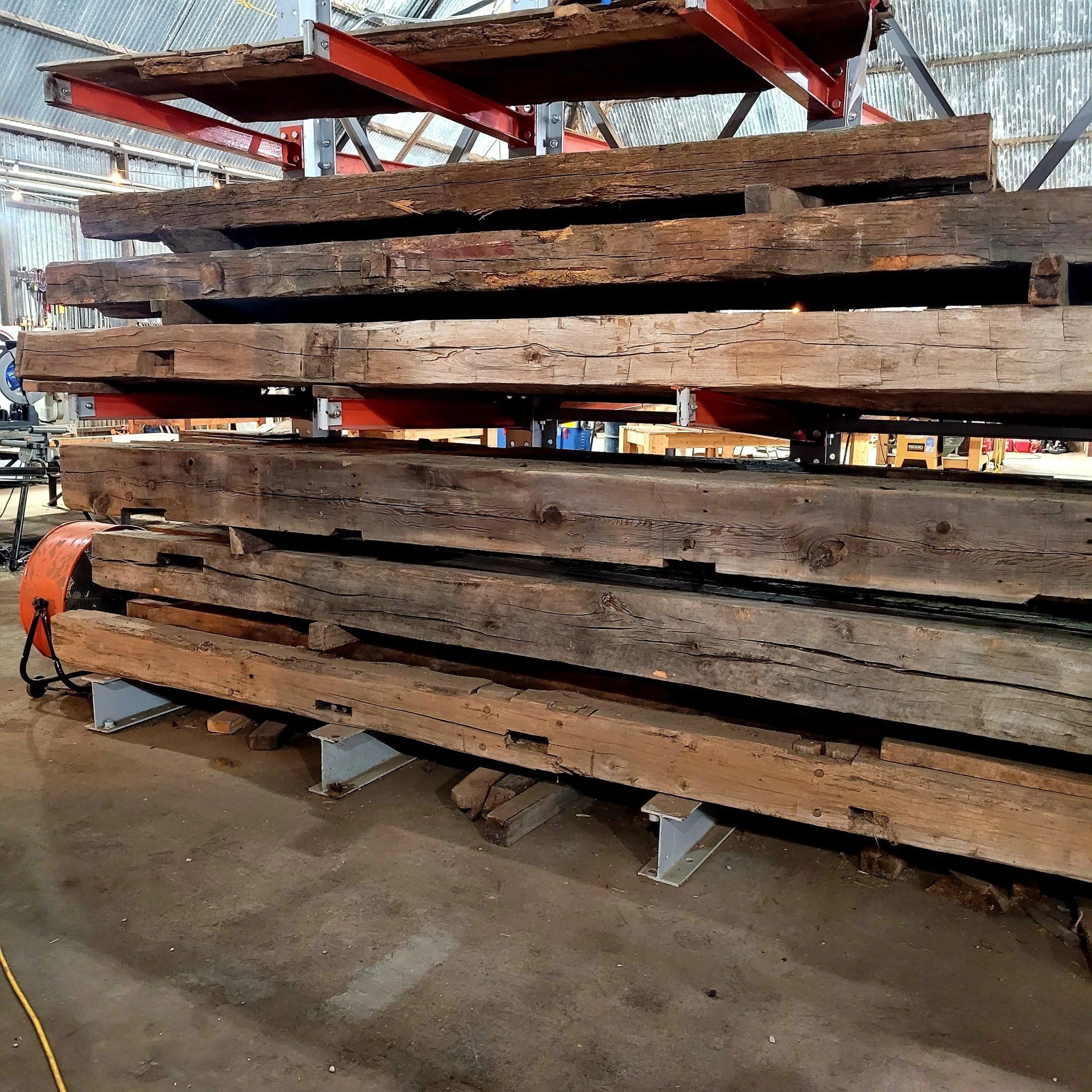 Hand Hewn Beams