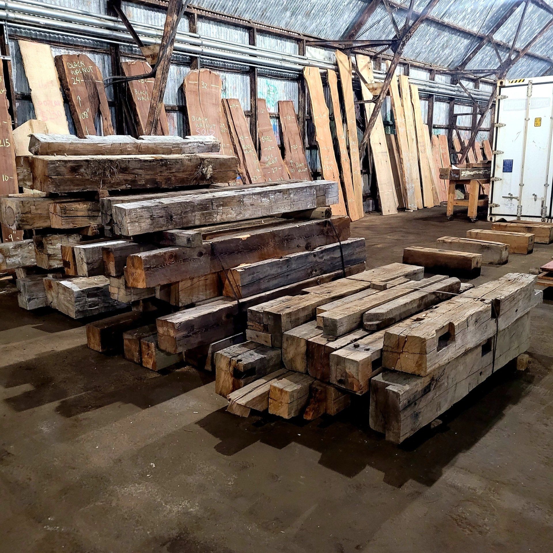 Hand Hewn Mantels