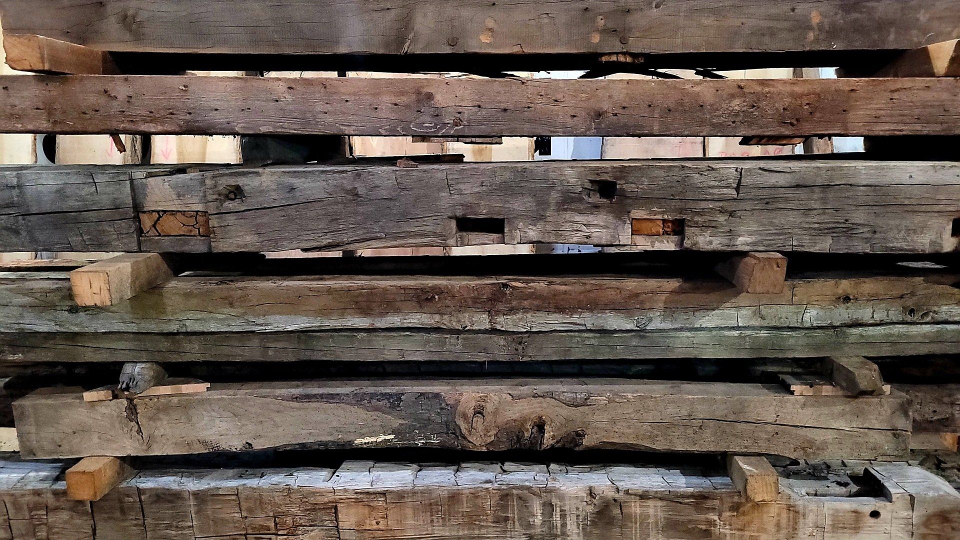 Hand Hewn Beams