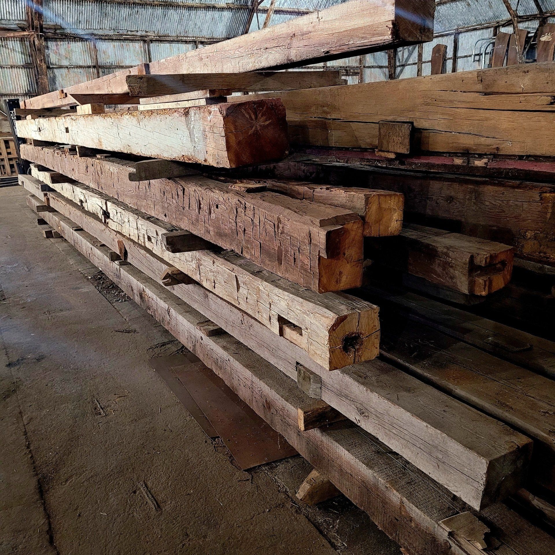 Hand Hewn Beams
