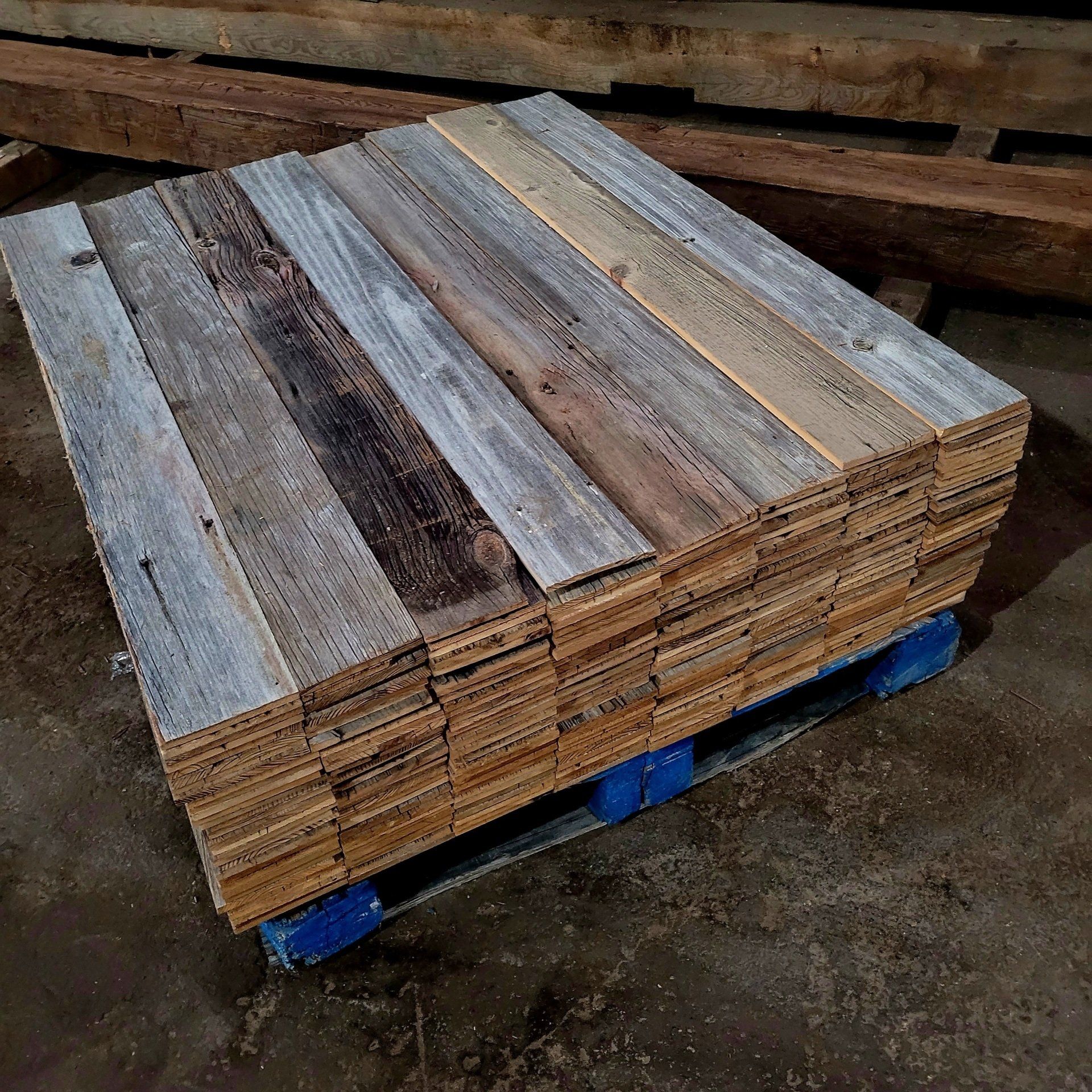Barn wood planks