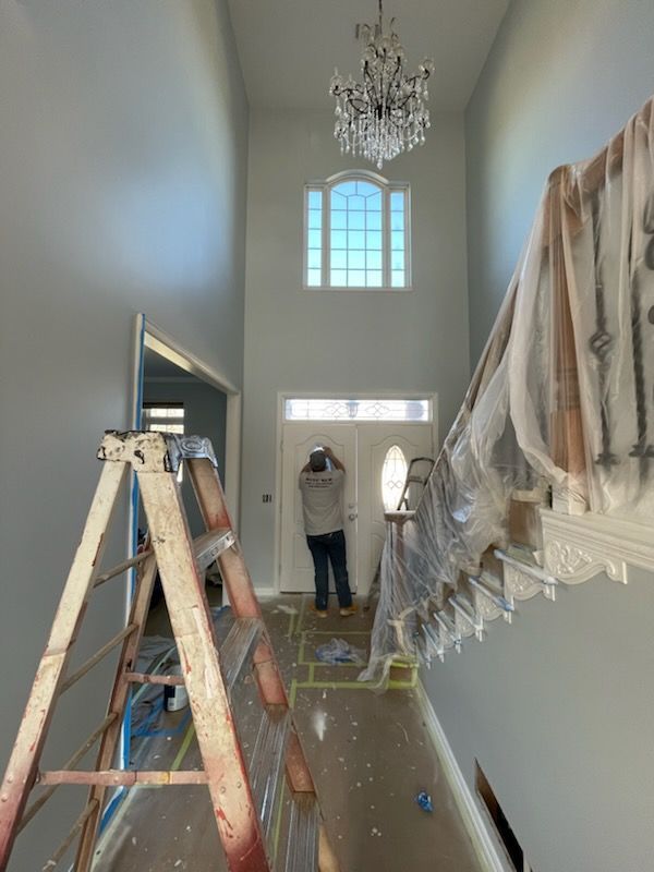 New paint interior of house