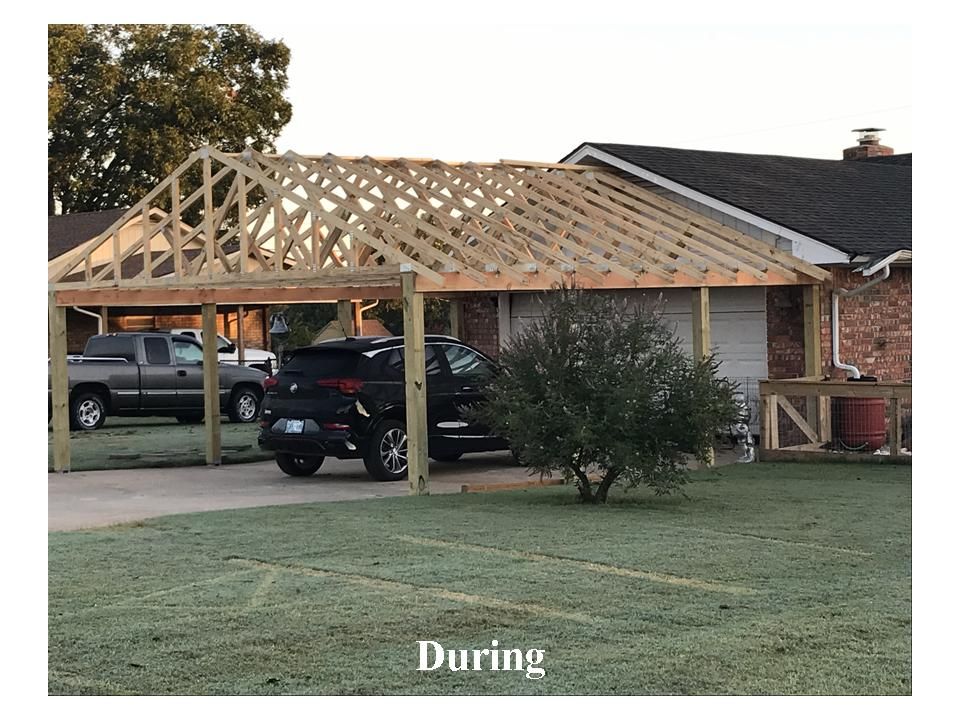 Building carport during image