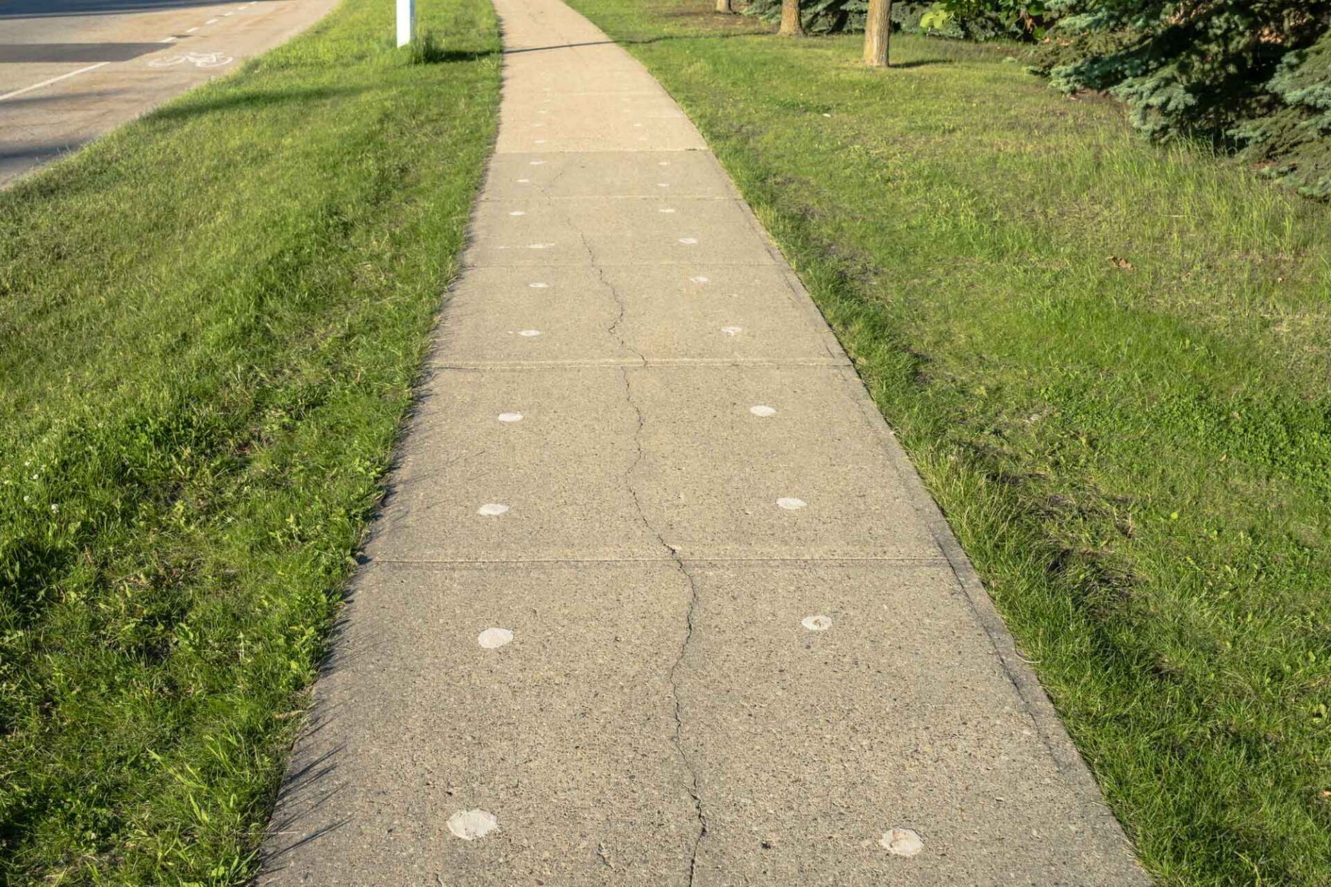 Leveled Sidewalk with Mud Lifting Technology — Rockford, IL — Northern Illinois Concrete Lifting