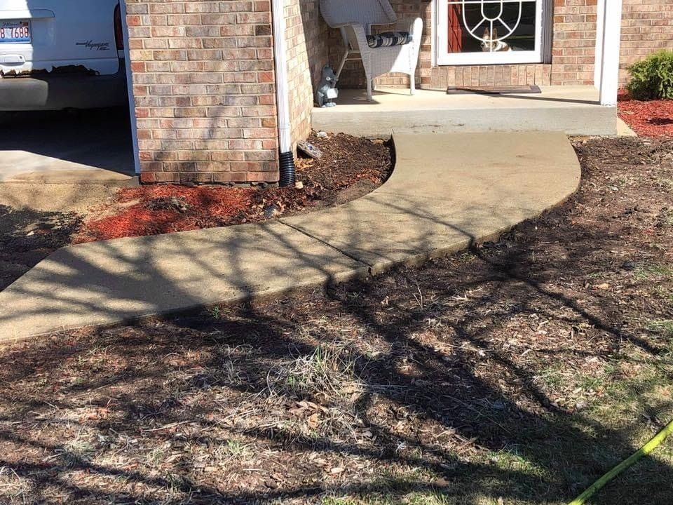 Before Fixing the Residential Sidewalk — Rockford, IL — Northern Illinois Concrete Lifting