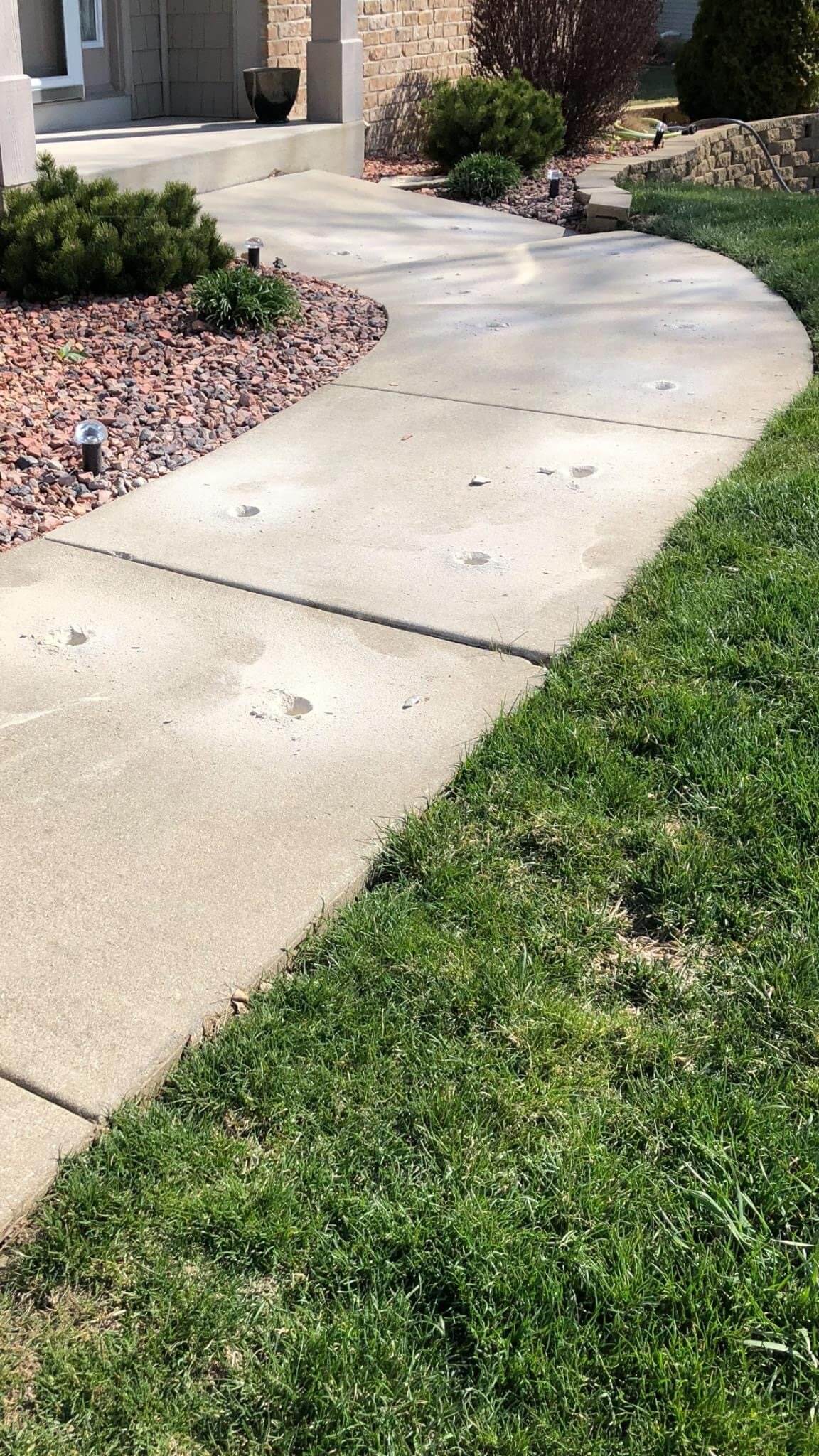 Before Fixing the Sidewalk — Rockford, IL — Northern Illinois Concrete Lifting