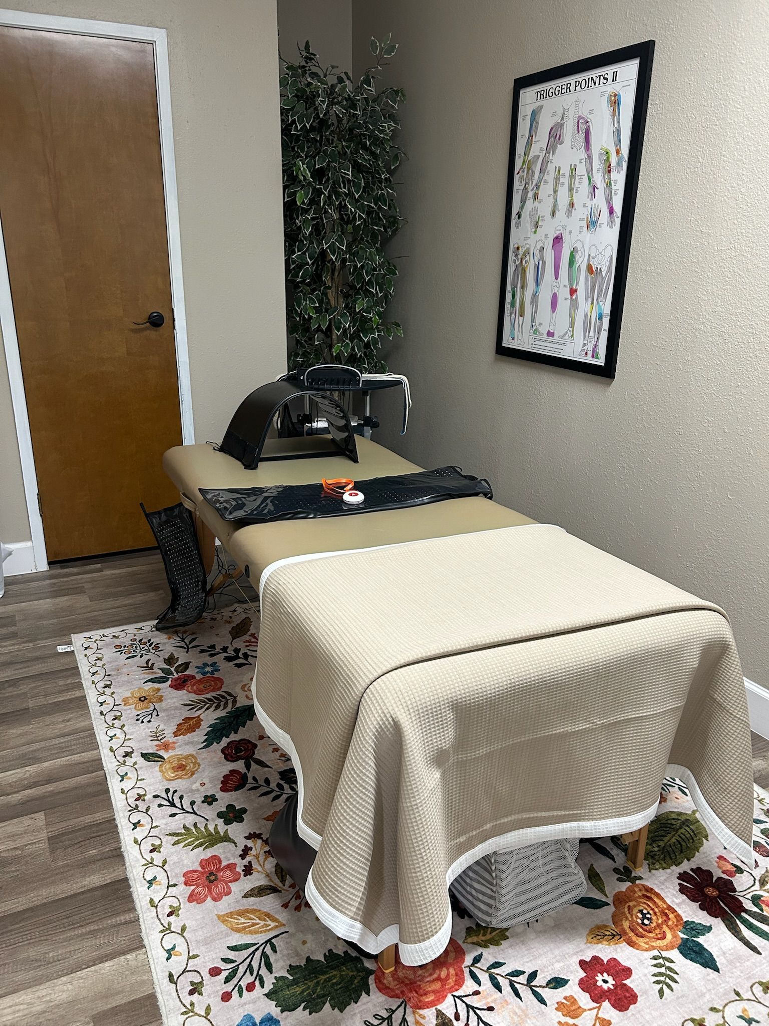 Patient receiving gentle sciatica-focused adjustment at Champion Chiropractic of Pasadena in Pasadena, TX for nerve pain relief.