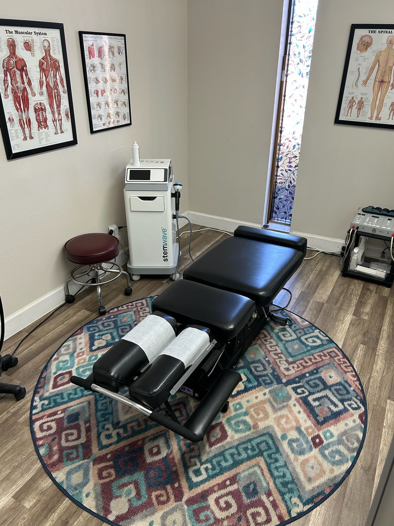 Patient receiving gentle chiropractic care at Champion Chiropractic of Pasadena in Pasadena, TX.