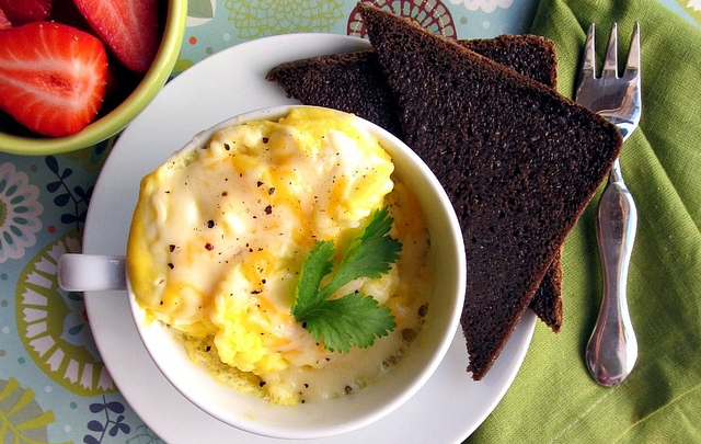 2 Minute Scrambled Eggs