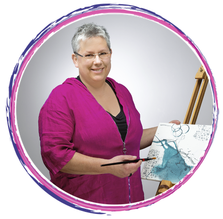 Katinka Uebel Katinka Uebel als prof. Malbegleiterin, bietet Malbegleitung für Intuitives Malen und kreative Workshops in Forchheim an.