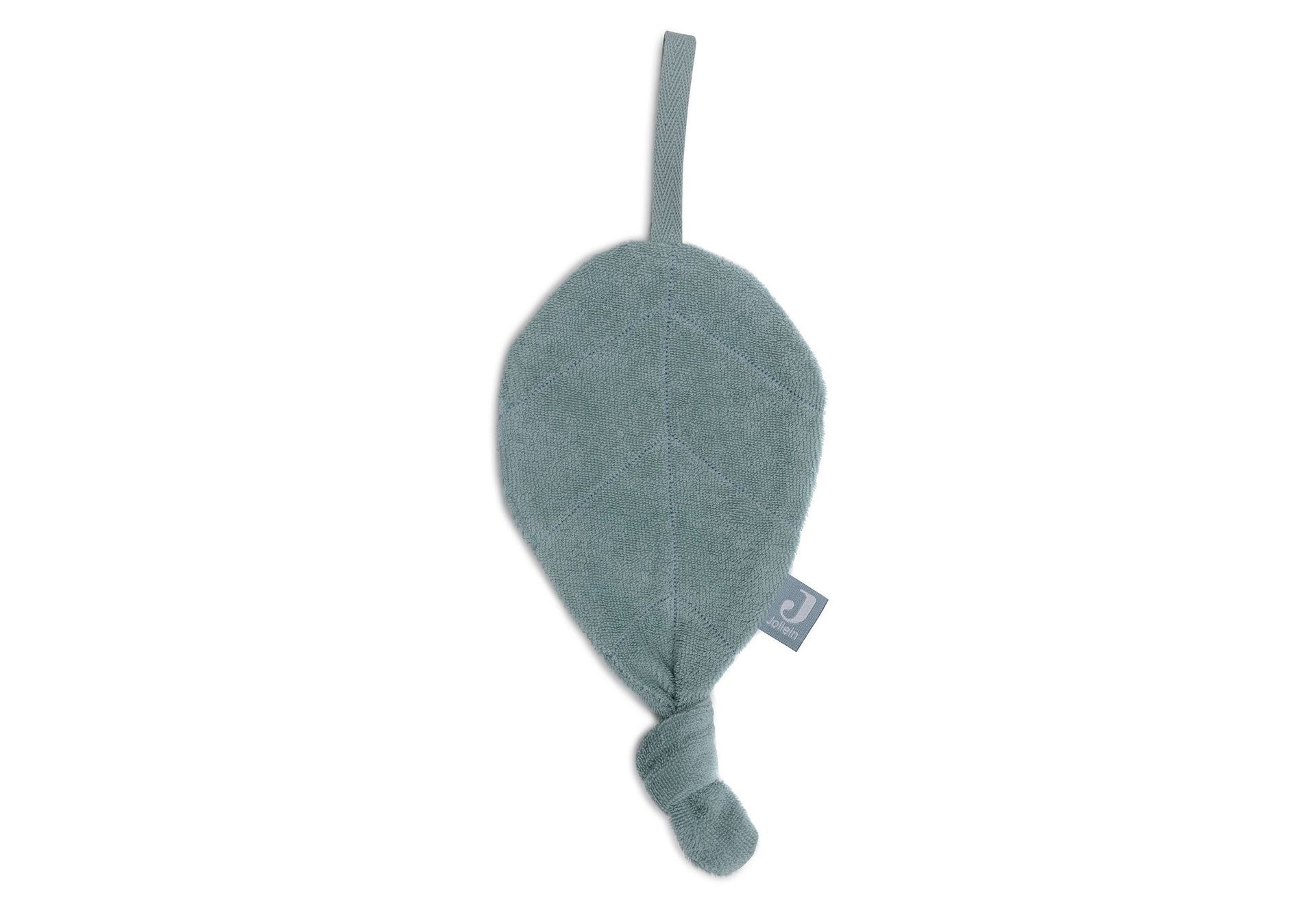 Speendoekje Badstof Leaf - Sea Green
