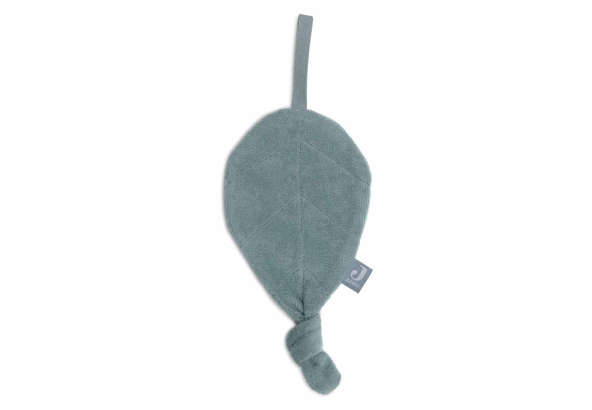 Speendoekje Badstof Leaf - Sea Green