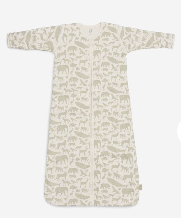 Slaapzak Met afritsbare mouw Animals Olive Green - foto 1