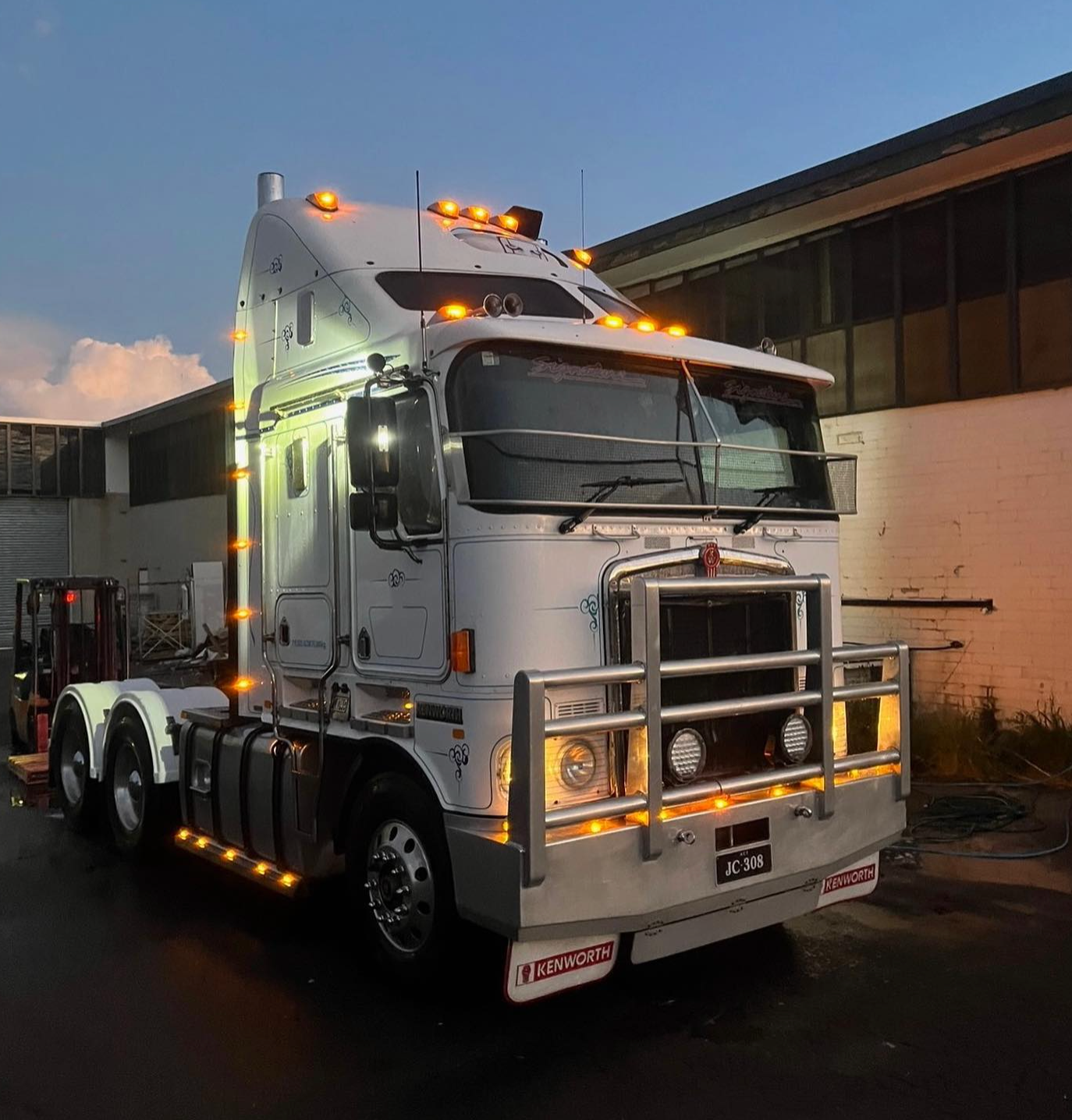 White Truck Travelling on the Road — Joe Camilleri Transport in Fyshwick, ACT