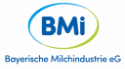 Logo for Bayerische Milchindustrie eG: Blue and green oval with