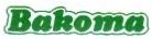 Bakoma-Logo in grünen Buchstaben mit weißer Umrandung.