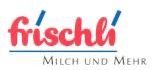 Frischli logo in red, with blue accent mark. Below reads
