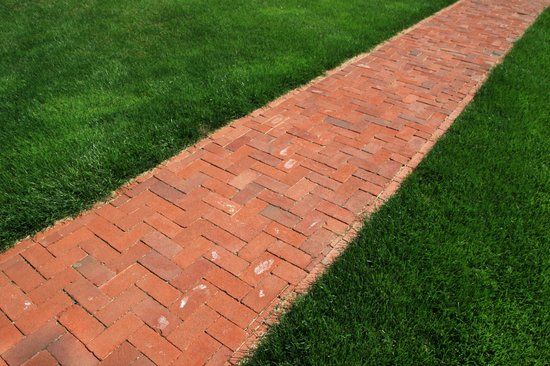 brick walkway