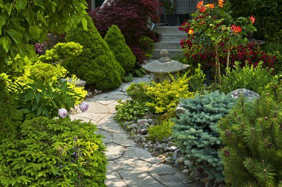 flagstone walkway