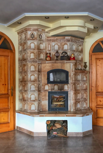 New indoor fireplace job