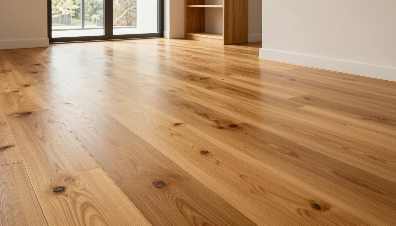 Refinished hardwood