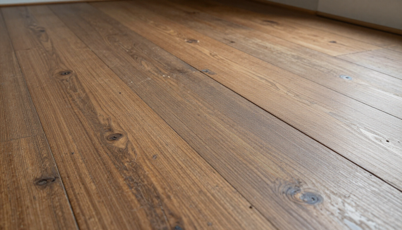 Damaged hardwood floors