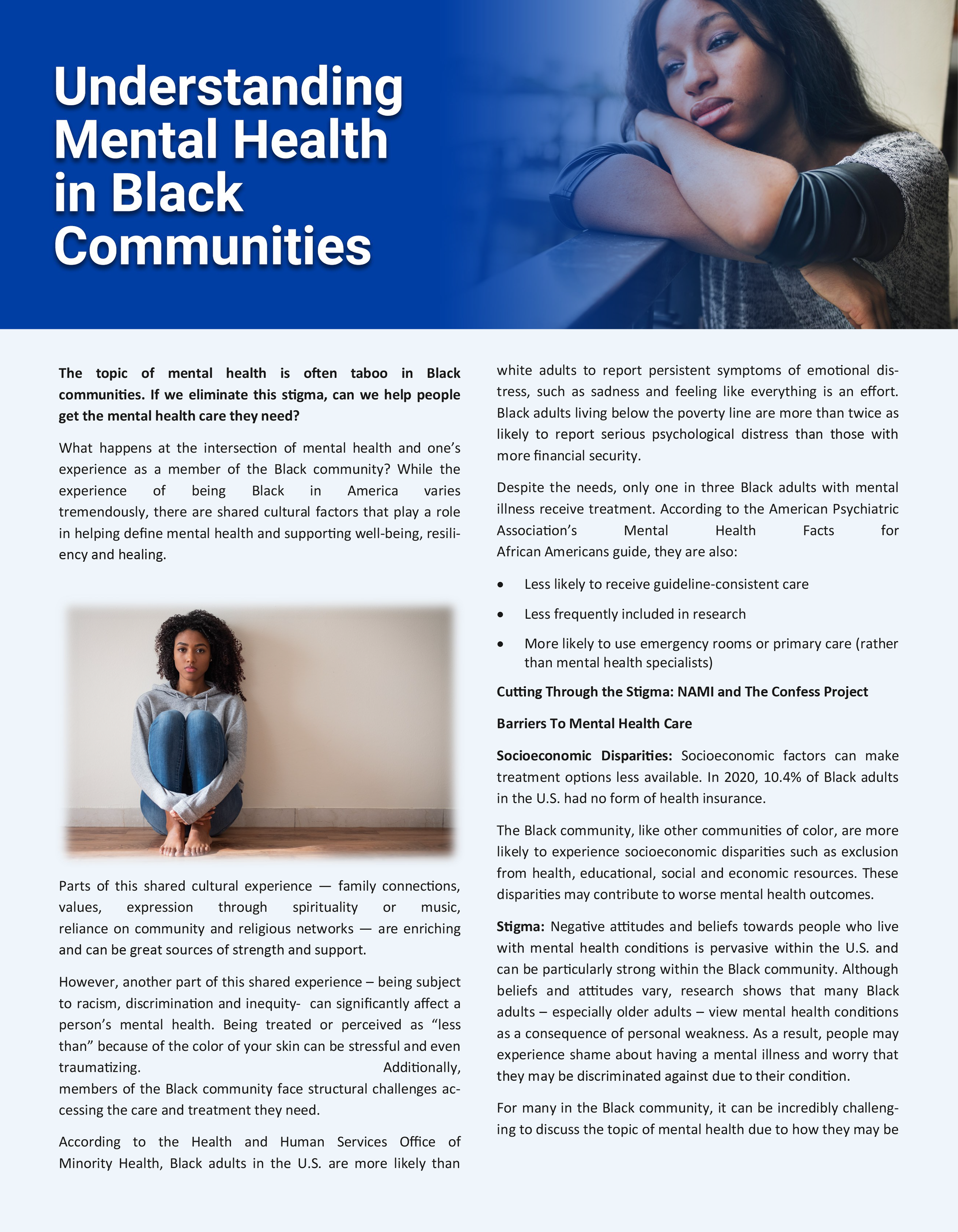 Text and photo about health equity. Hands joined; Obama quote.