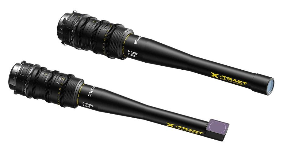 Two black, cylindrical devices labeled 