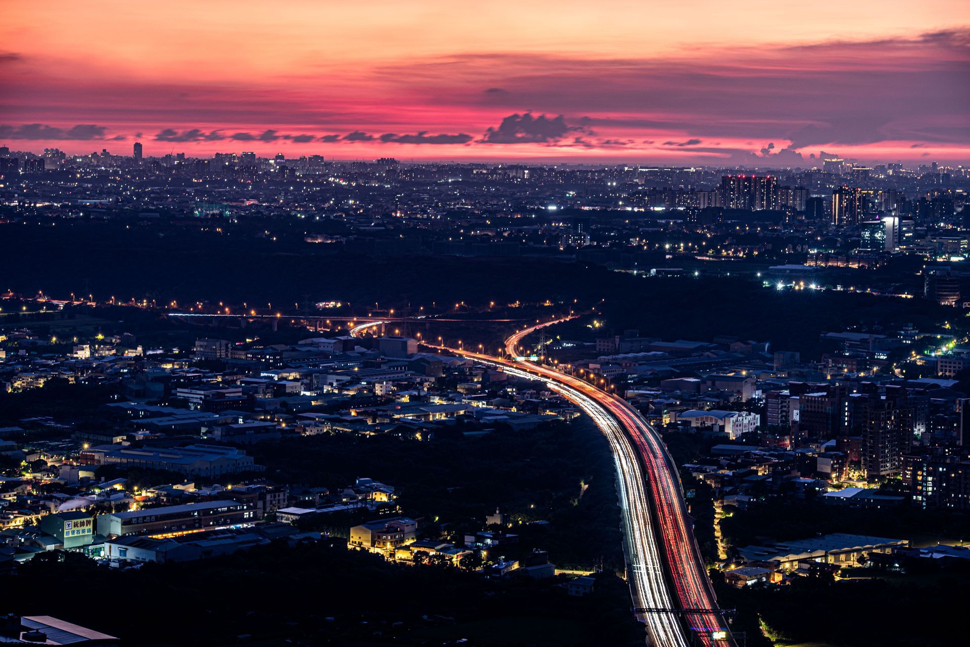 Metropolitan City at Night