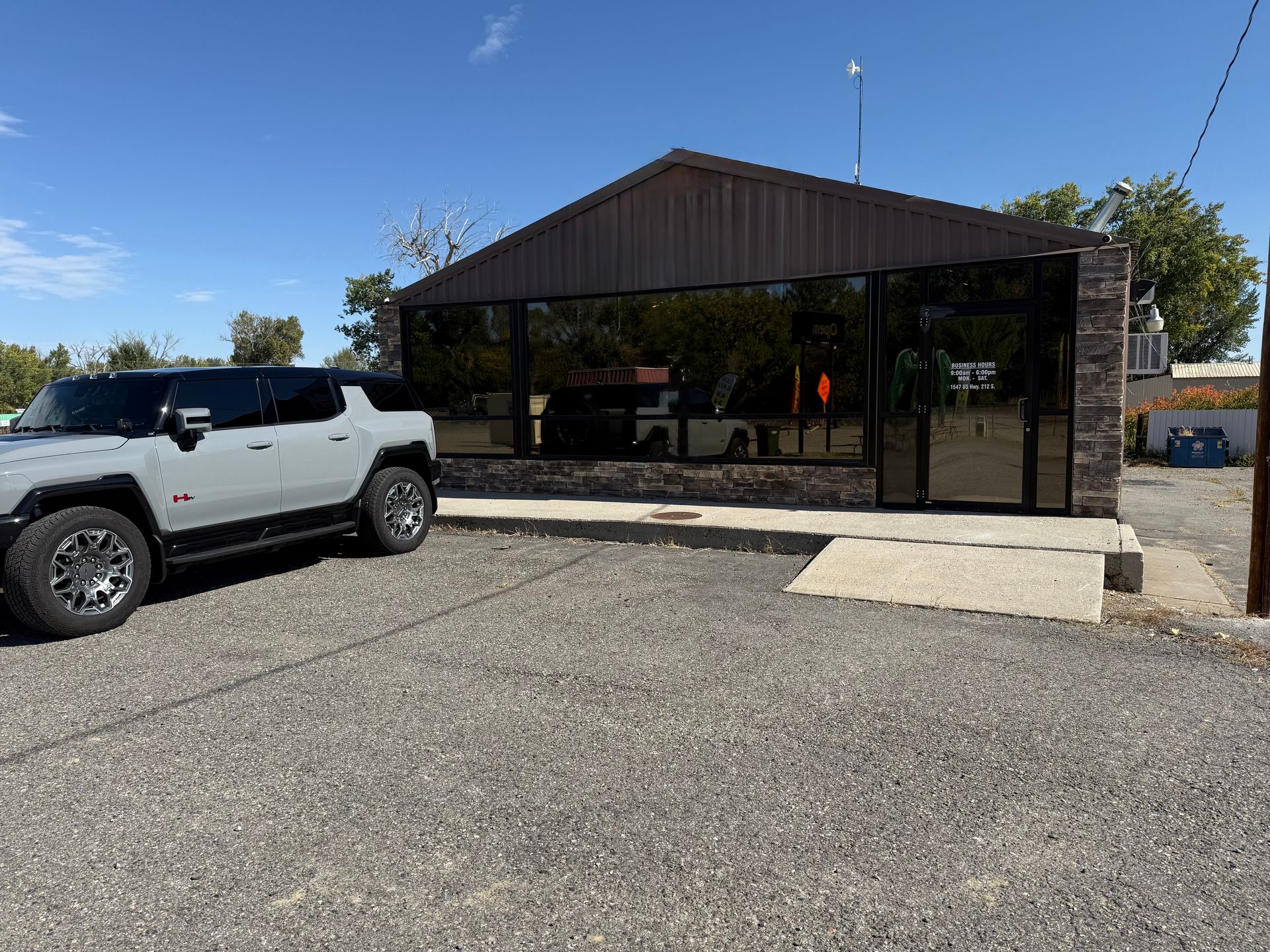 Tinted Windows Of A Commercial Establishment | Billings, MT | Tint Guy