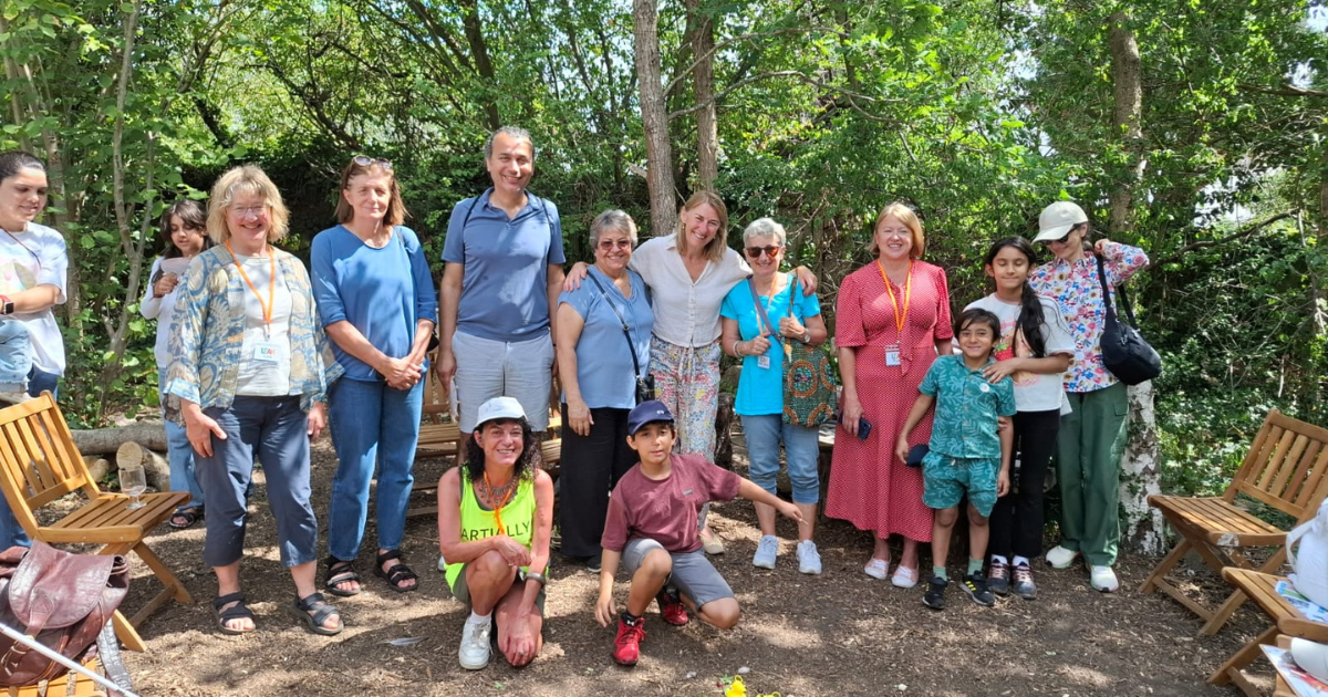 LEAH Workshop participants gather in Pensford Field