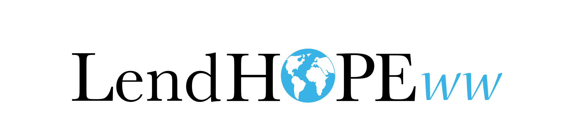 LendHOPE logo with blue globe icon and “ww” text on a white background