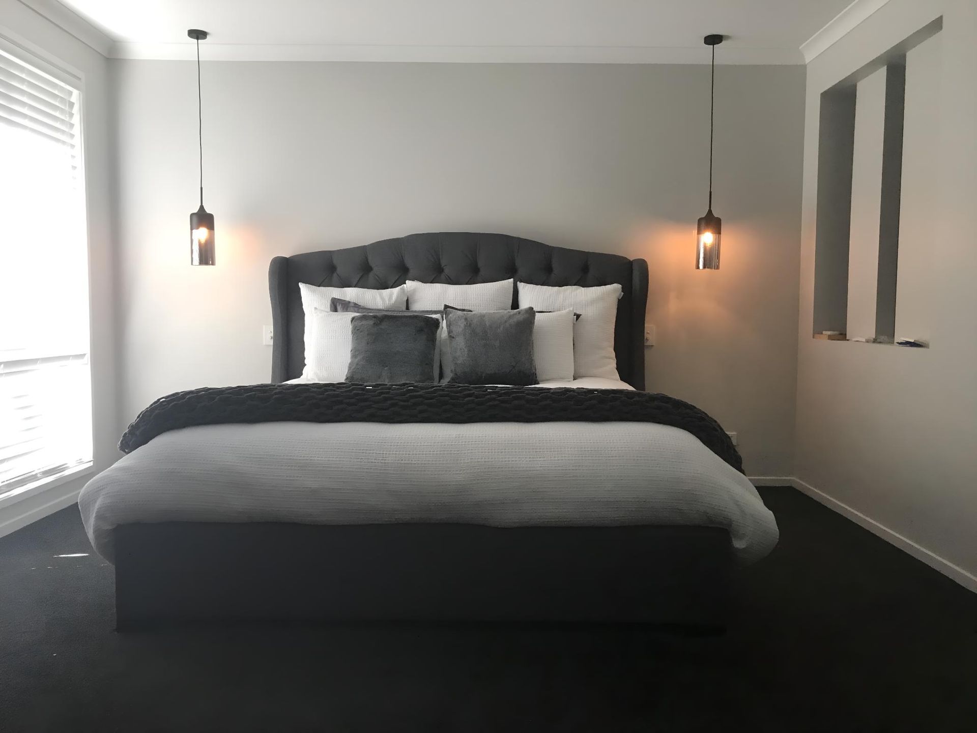 There is a Large Bed in the Middle of the Room — Brenden Wilson Electrical in Beerwah, QLD