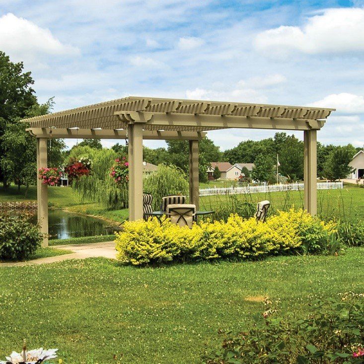 Nice patio with relaxing view and nice cover — Cheyenne, WY — Frontier Siding Supply