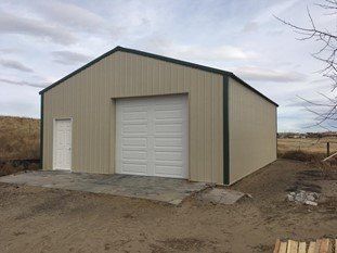 Small shed with metal roof — Cheyenne, WY — Frontier Siding Supply