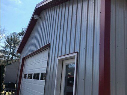 Garage with metal walls — Cheyenne, WY — Frontier Siding Supply