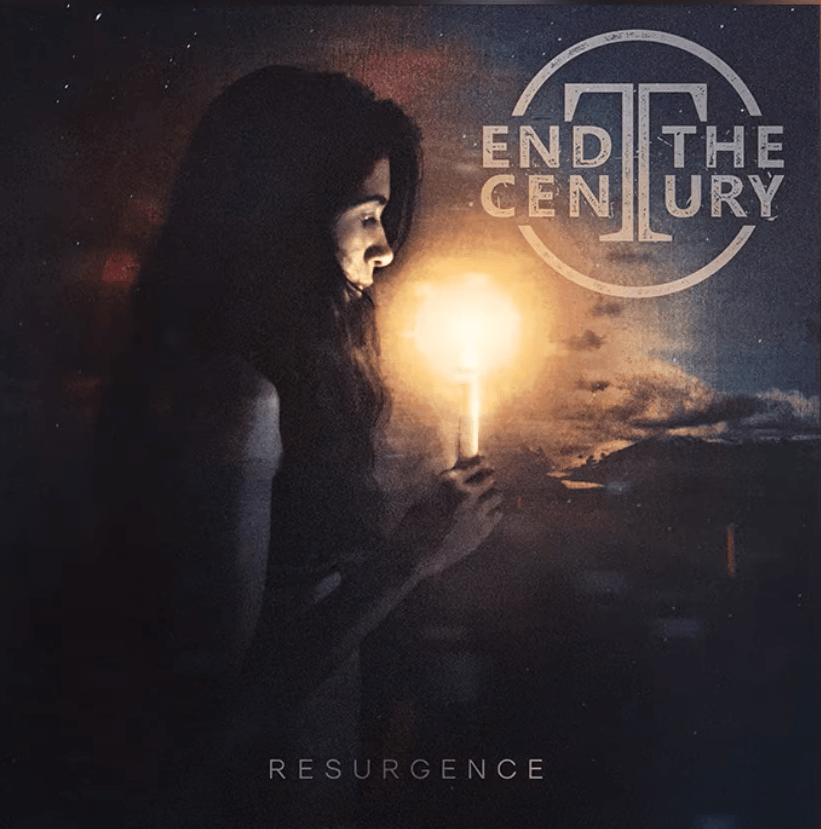 A woman holding a candle on the cover of end the century resurgence