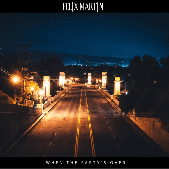 Felix martin 's when the party 's over album cover