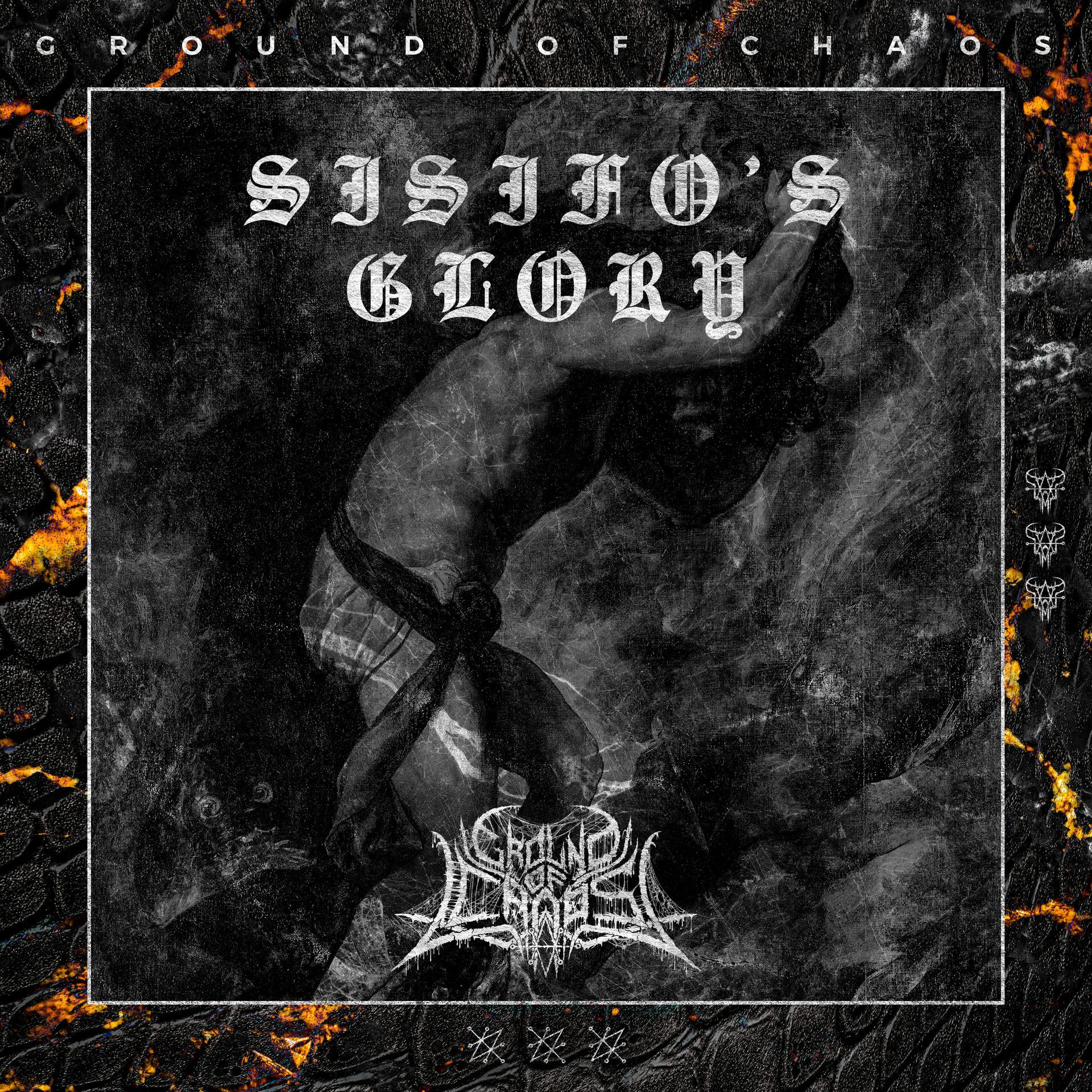 A black and white photo of a person with the words `` sisjuro 's glory '' written on it.