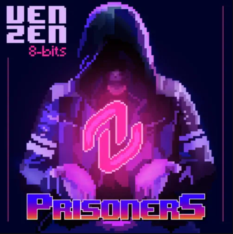 A pixel art of a person with the words prisoners on the bottom