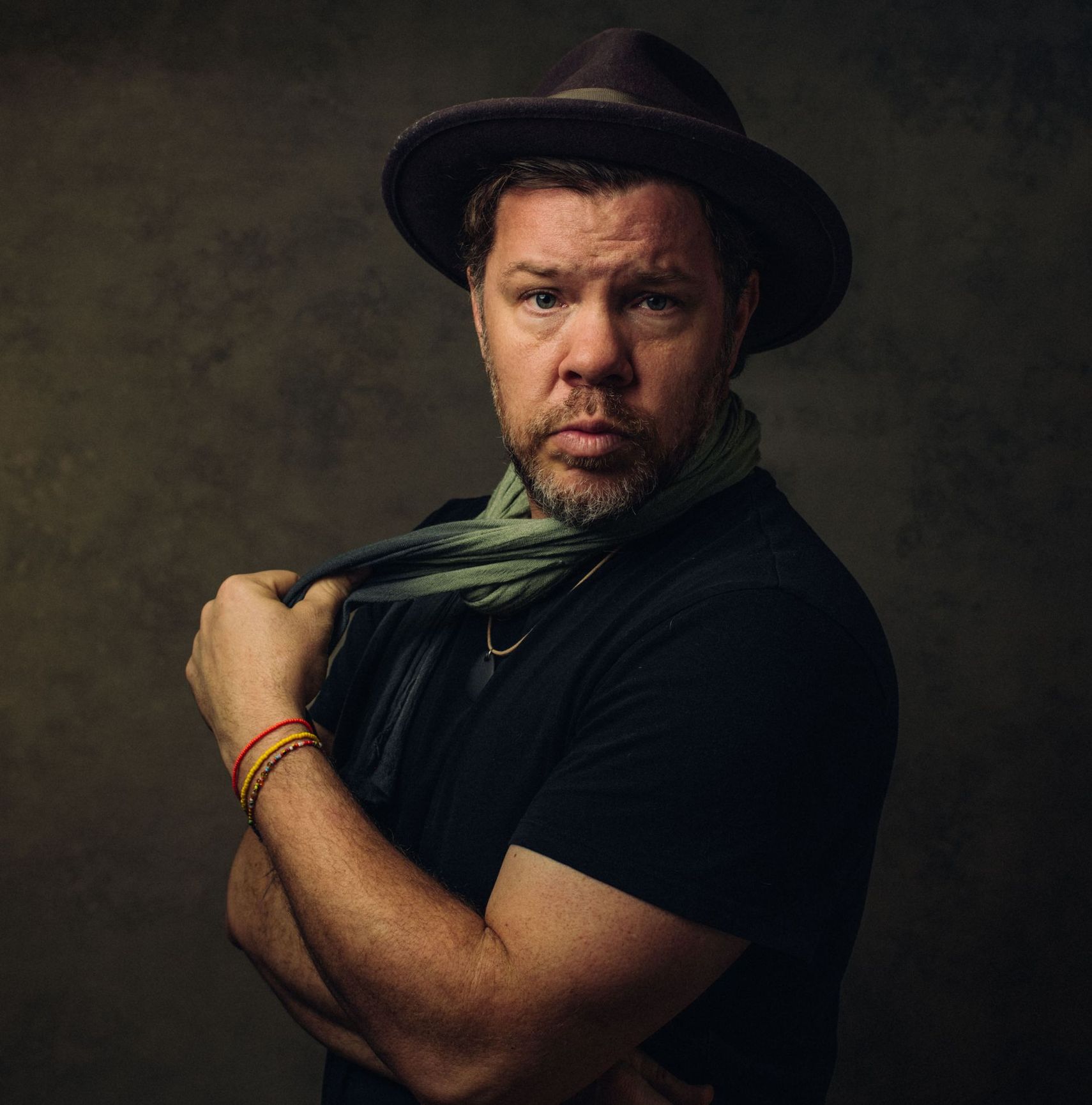 self portrait of Asheville, NC music photographer Sandlin Gaither 