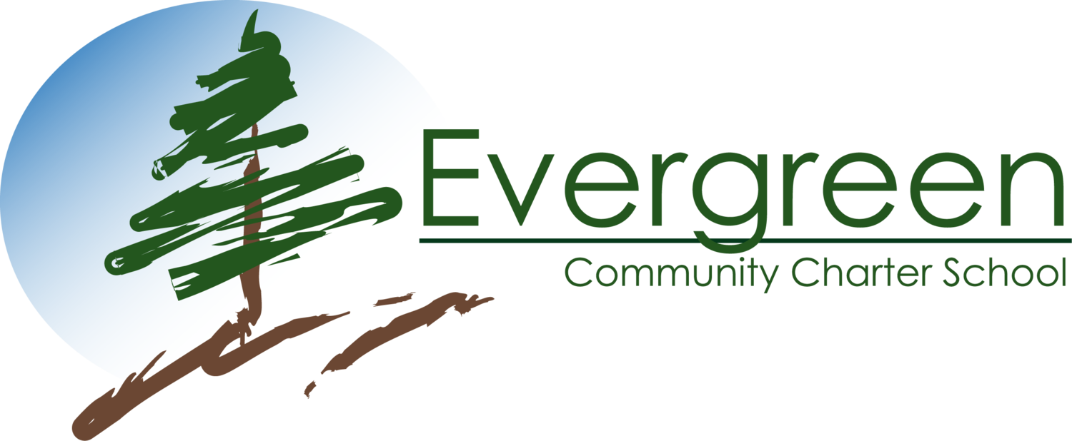 Evergreen community charter school asheville logo
