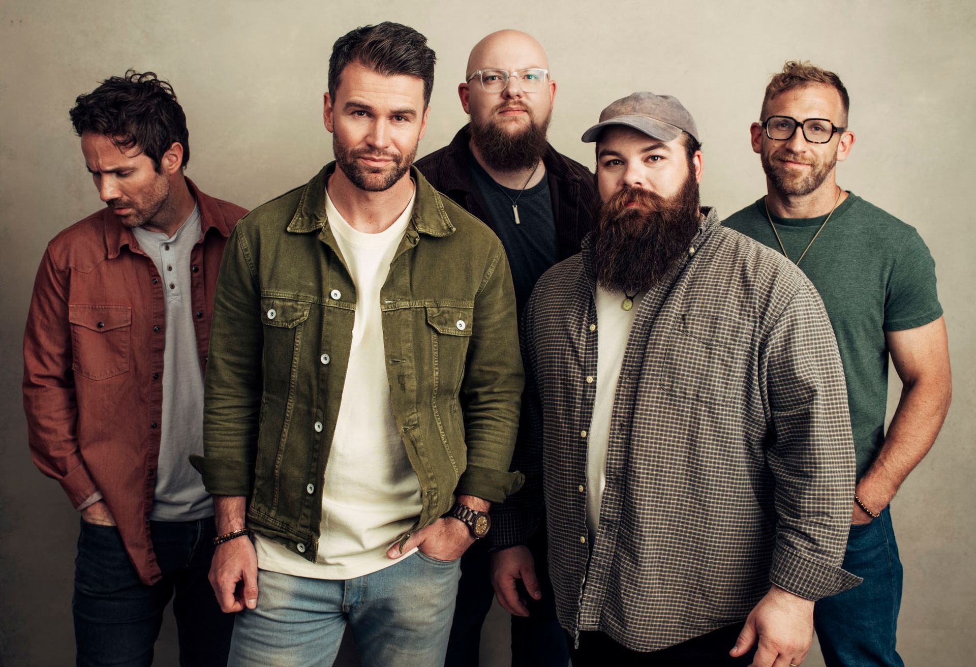Ashes and Arrows band, photographed in studio by Asheville music photographer Sandlin Gaither 