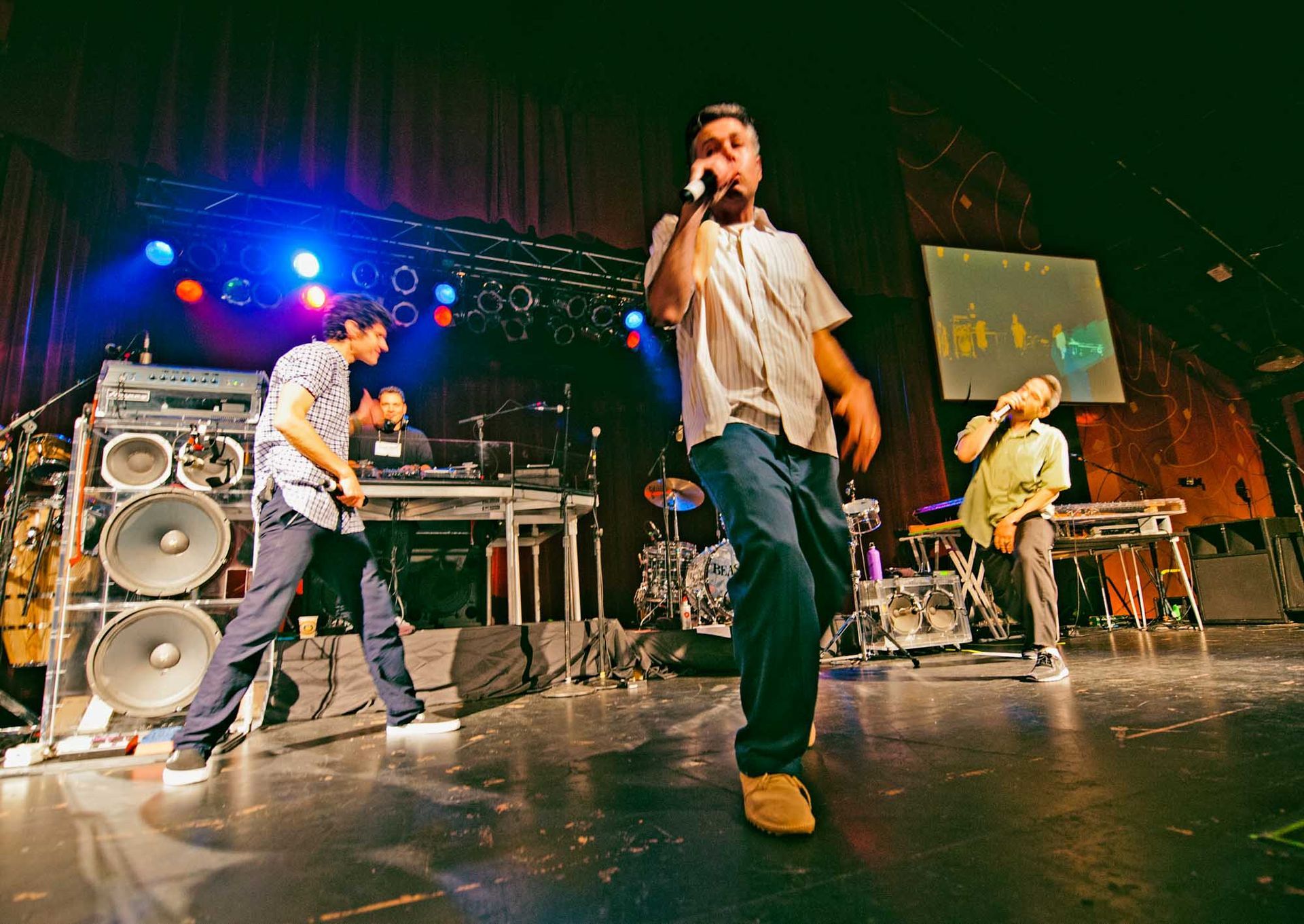 Beastie Boys at the Orange Peel in Asheville, NC 2009, photographed live by North Carolina music photographer Sandlin Gaither 