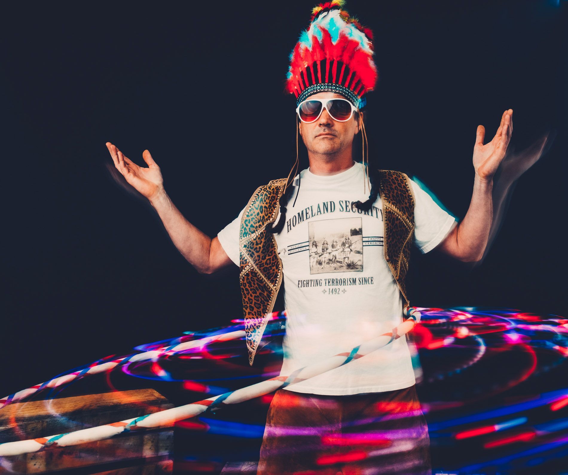 LEAF portraits hula hoop indian sandlin gaither photo