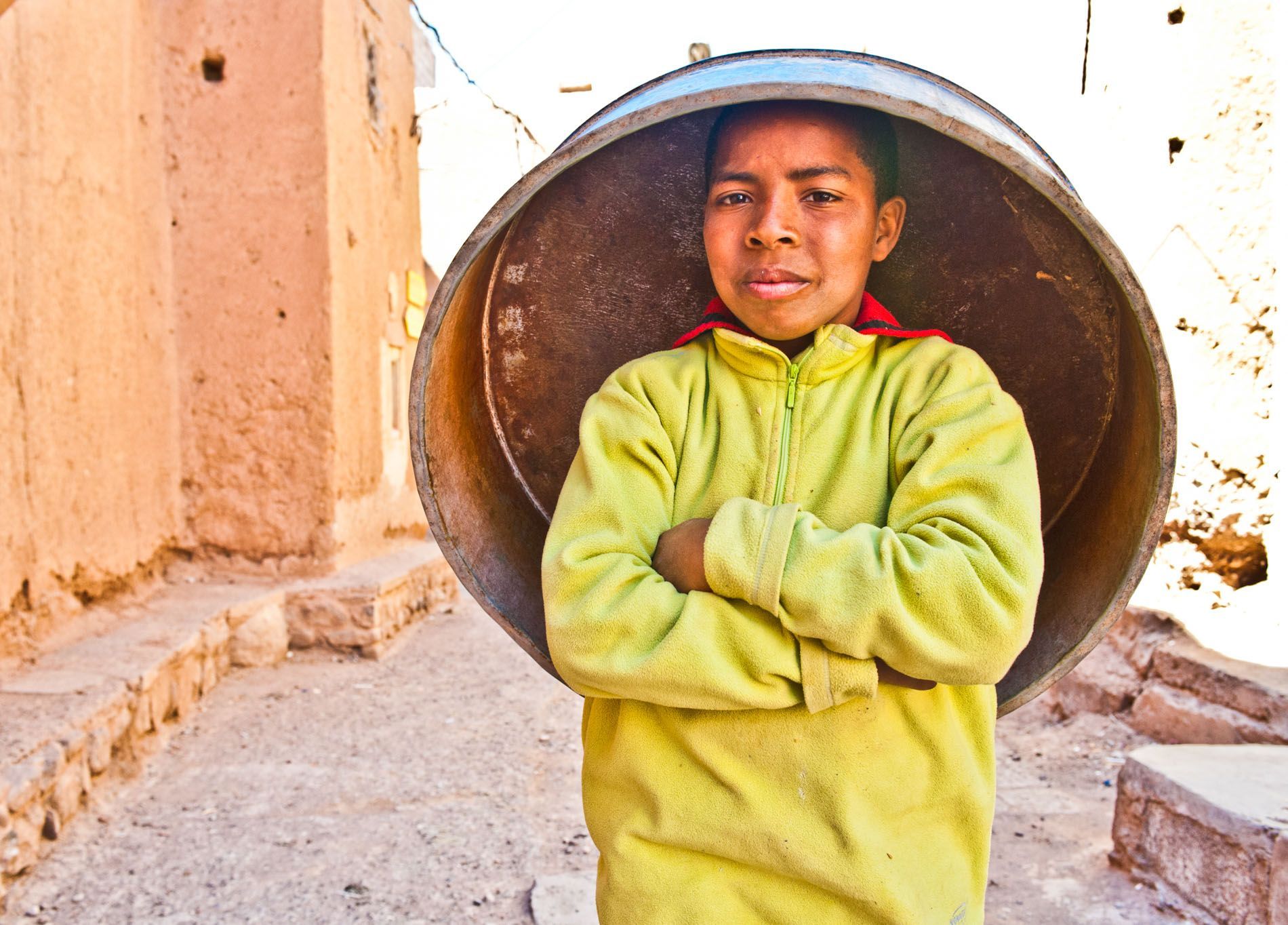 young boy, ait bennhadou, Morocco, small group travel and food photography tours with Sandlin Gaither Explorer's Club