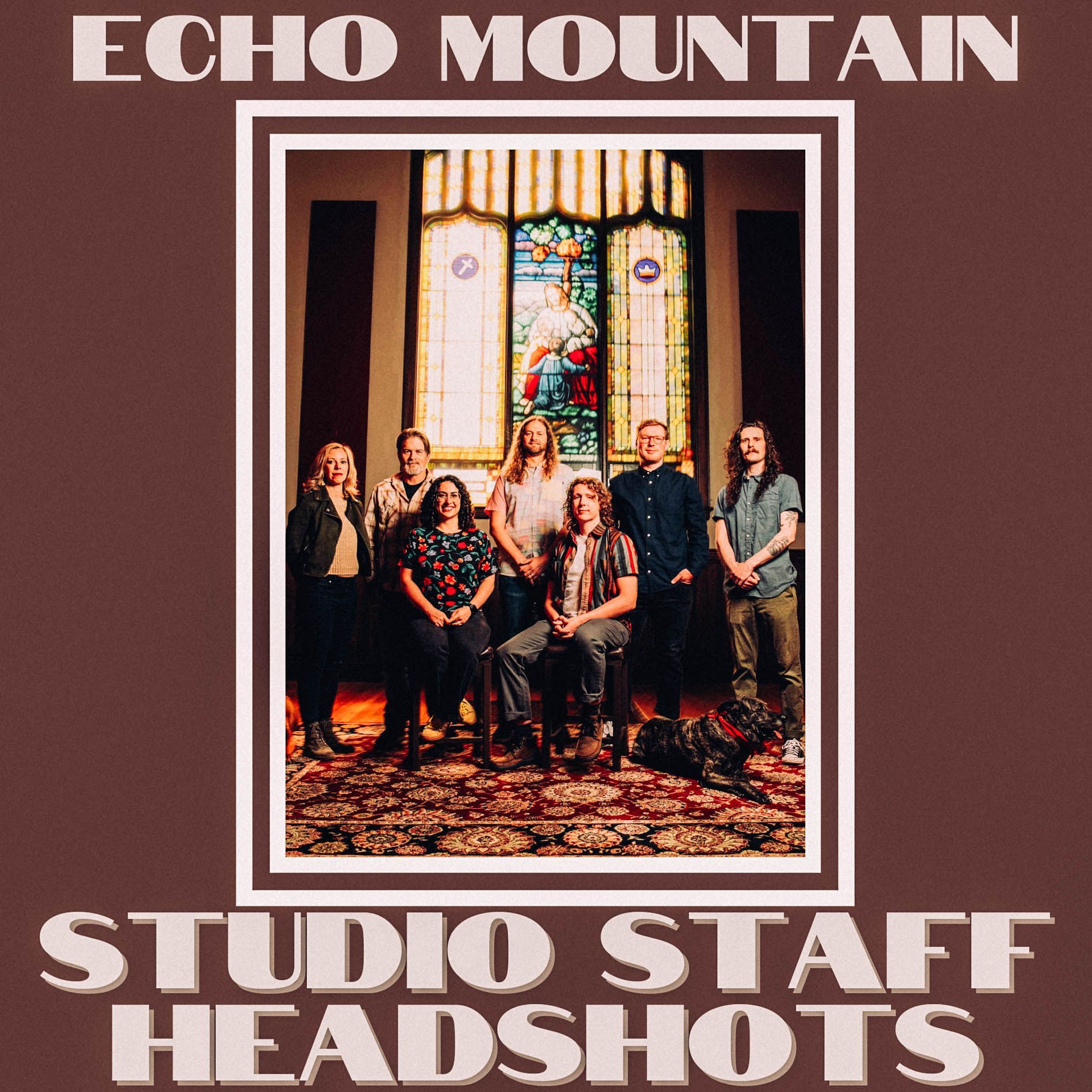 Echo Mountain Recording Studio staff group portrait