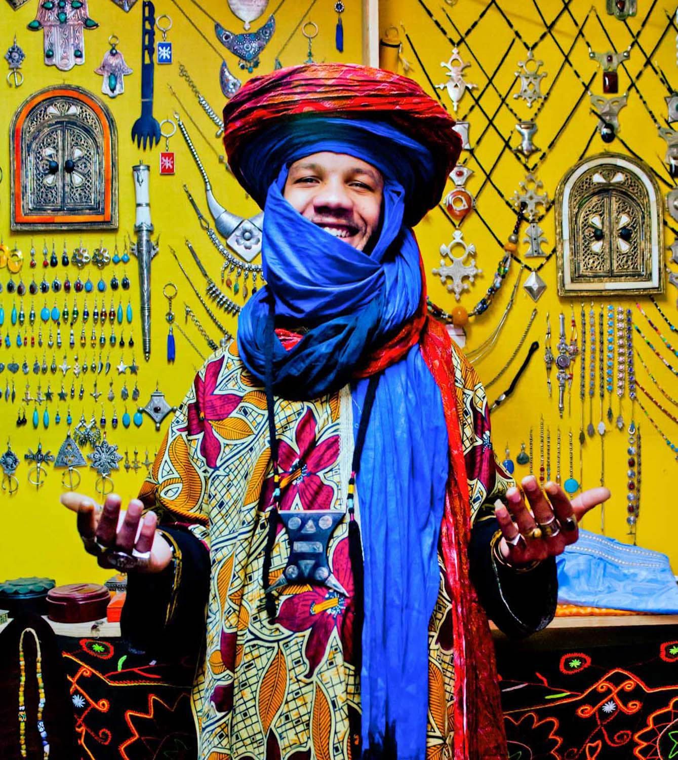 Berber merchant in Essaouira medina — Morocco travel photography by Asheville, NC portrait photographer Sandlin Gaither 