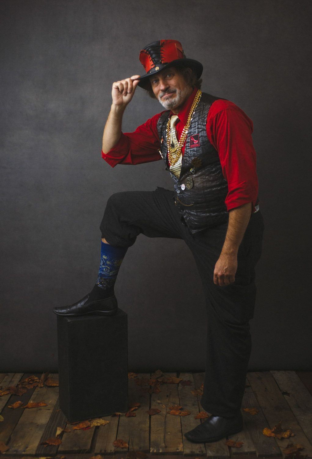 David Silverman, Simpsons director, photographed in Black Mountain, North Carolina by Asheville based music photographer Sandlin Gaither 
