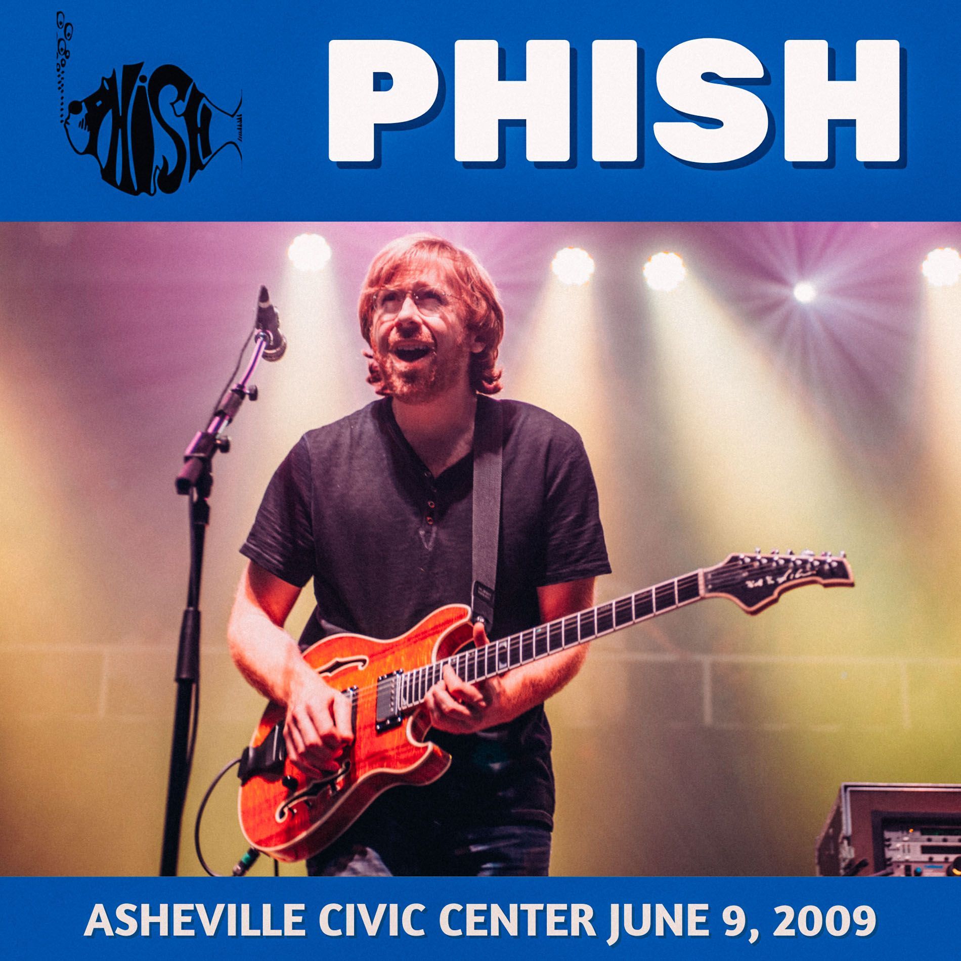 Phish performs at the Asheville Civic Center June 2009